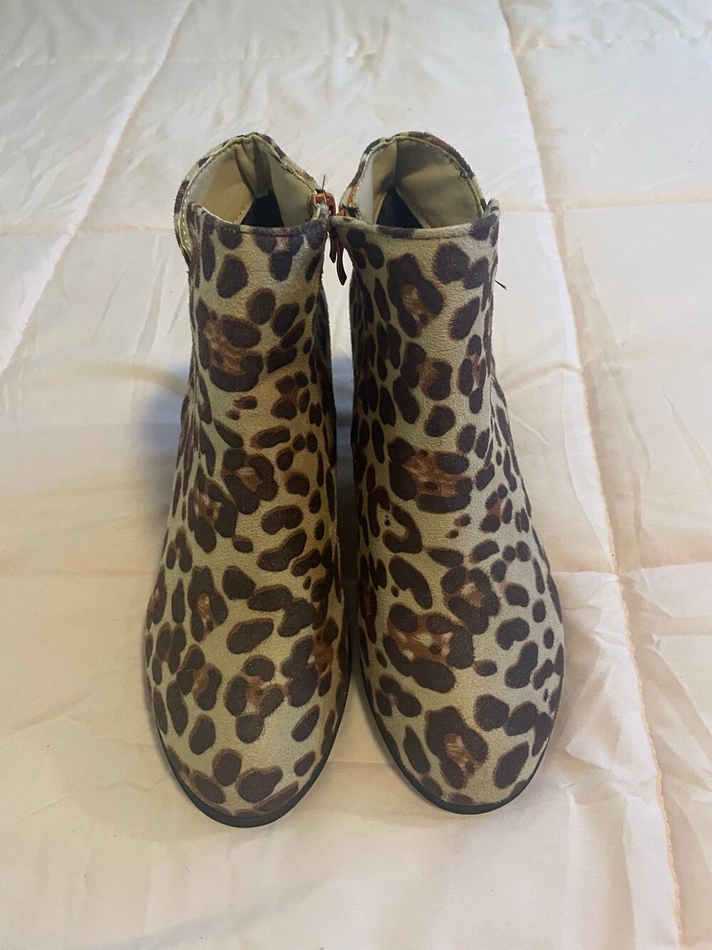Women’s Leopard Boots Size 8